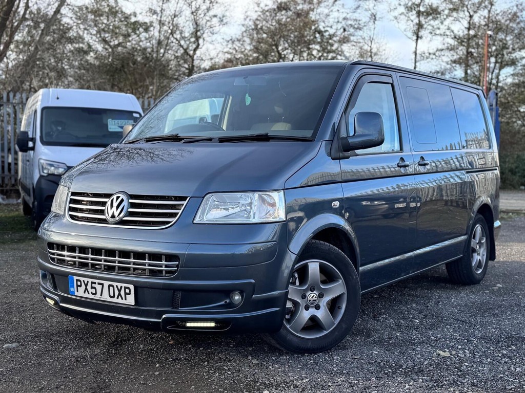 VOLKSWAGEN TRANSPORTER 2.5 TDi Day Van. Campervan. R&R Bed. Electrics. Insulated. 6Speed. 174BHP 2007