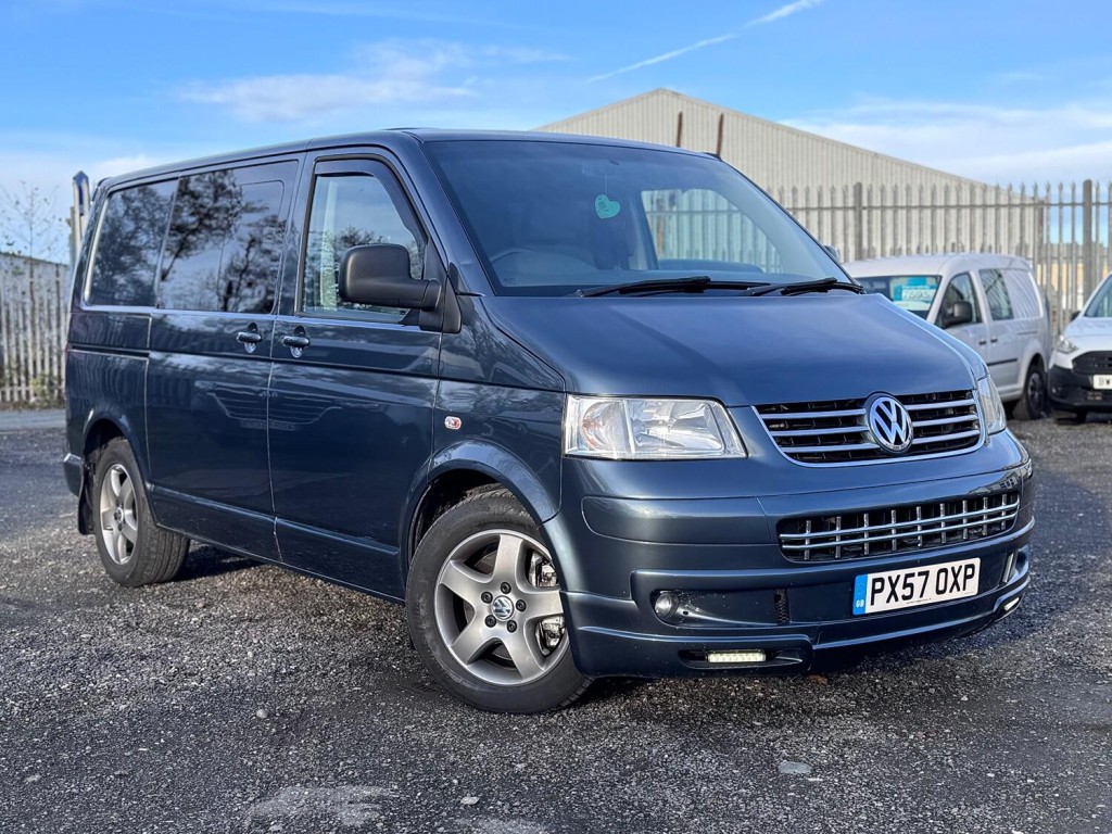 VOLKSWAGEN TRANSPORTER 2.5 TDi Day Van. Campervan. R&R Bed. Electrics. Insulated. 6Speed. 174BHP 2007