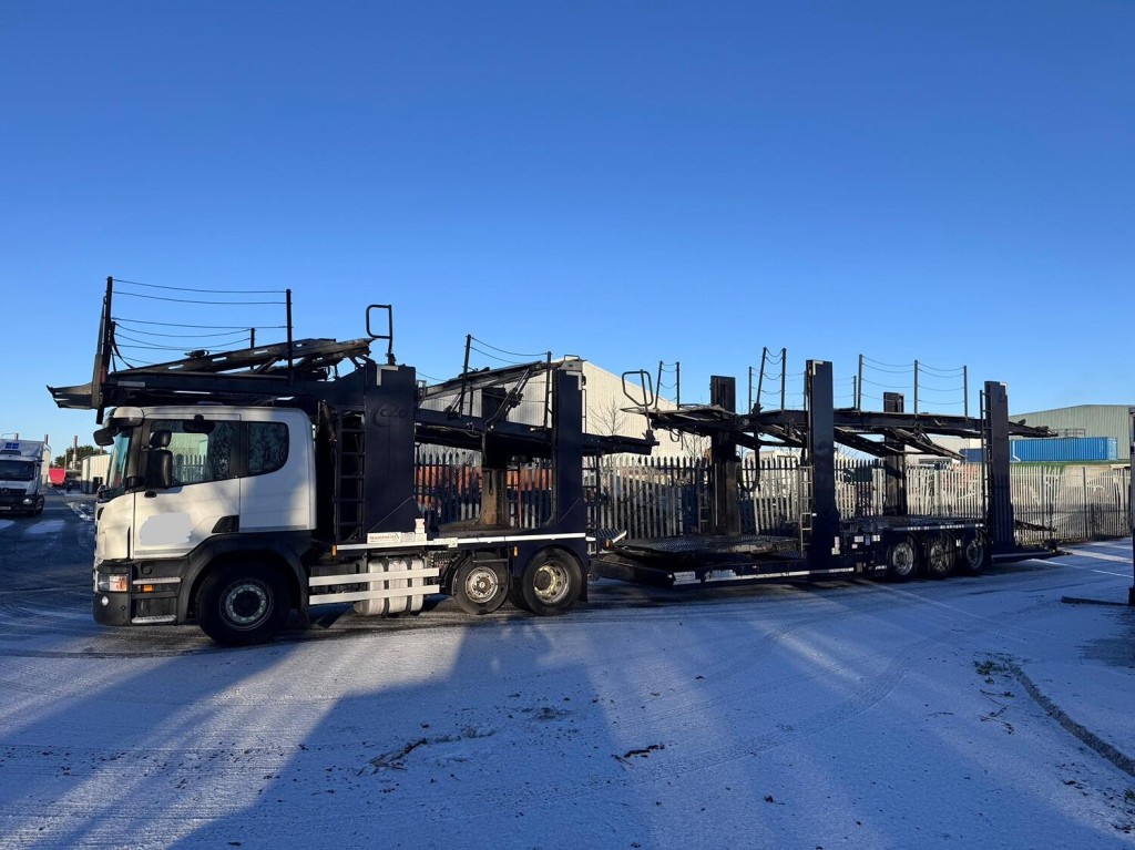 SCANIA P SERIES P410 6x2 Transporter Engineering EVO 8 Car Transporter  2016