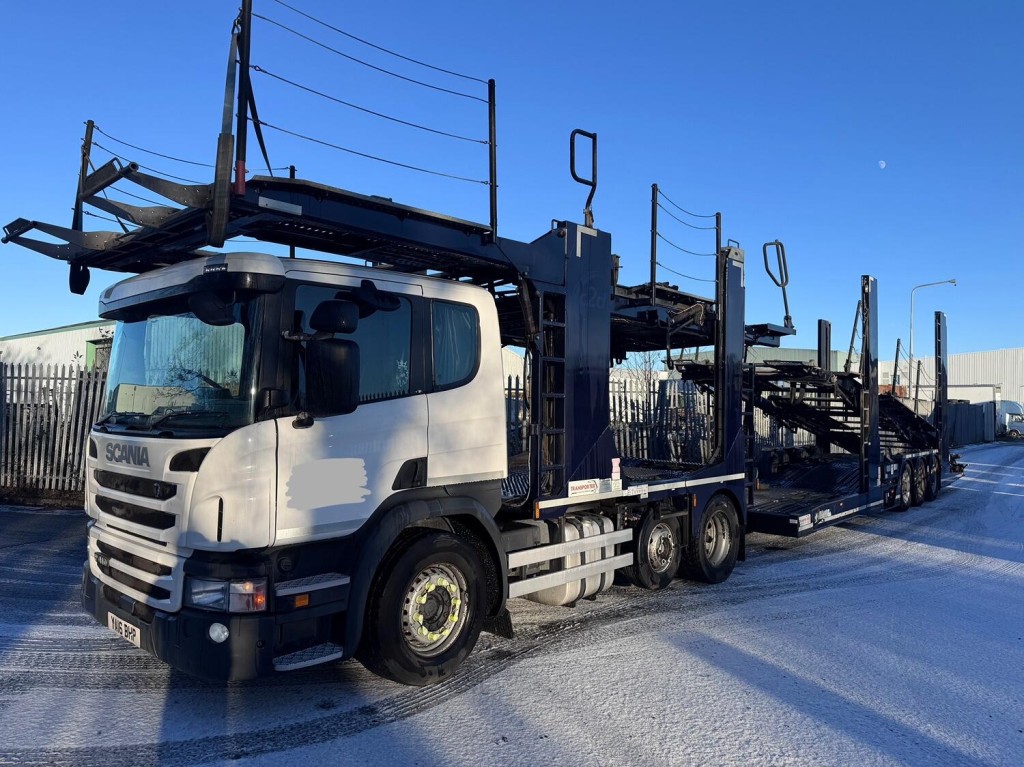 SCANIA P SERIES P410 6x2 Transporter Engineering EVO 8 Car Transporter  2016