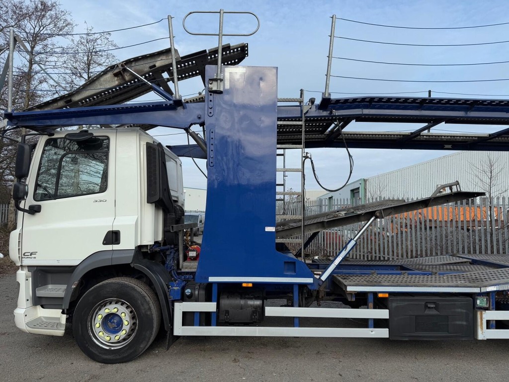 DAF CF 330 Euro 6 6x2 Belle 6 Car Transporter. Winch.  2017