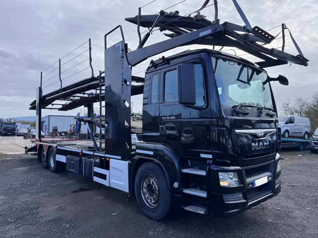 MAN TGS 26.320 6x2. Belle 7 Car Transporter. Spec Lift. Winch. Euro6. 2014