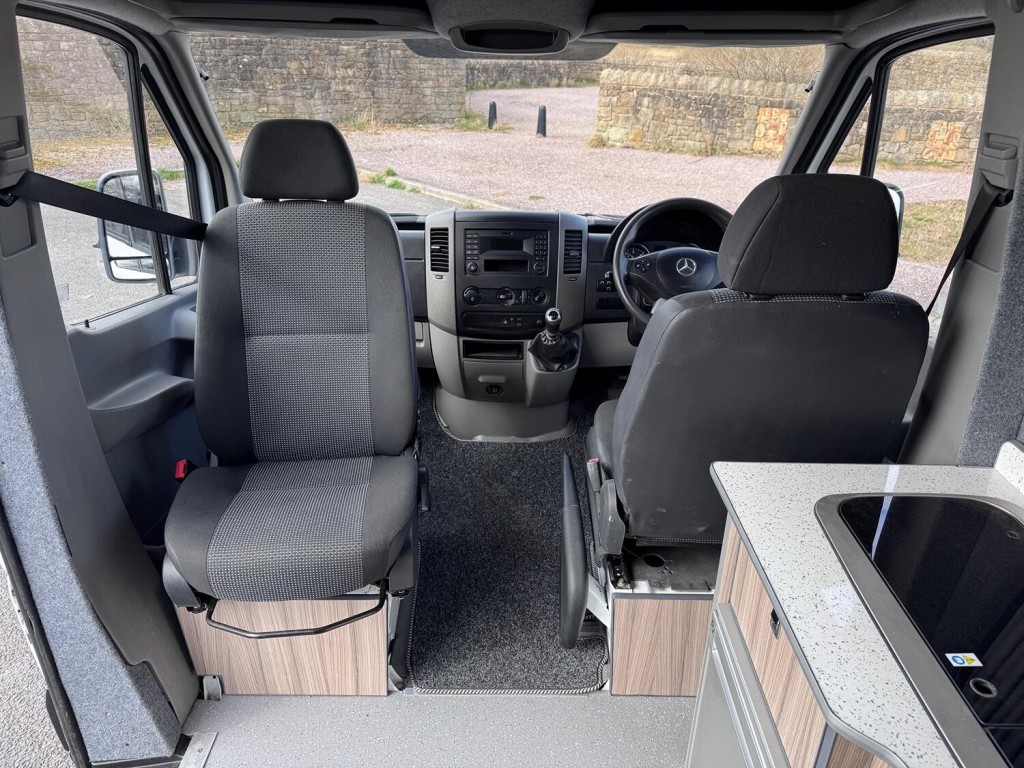 MERCEDES-BENZ SPRINTER 313 CDI MWB Campervan. New Build. Side Pods. Solar. Swivel Seat. Maxifan, Inverter. Mains Hook up.  2014