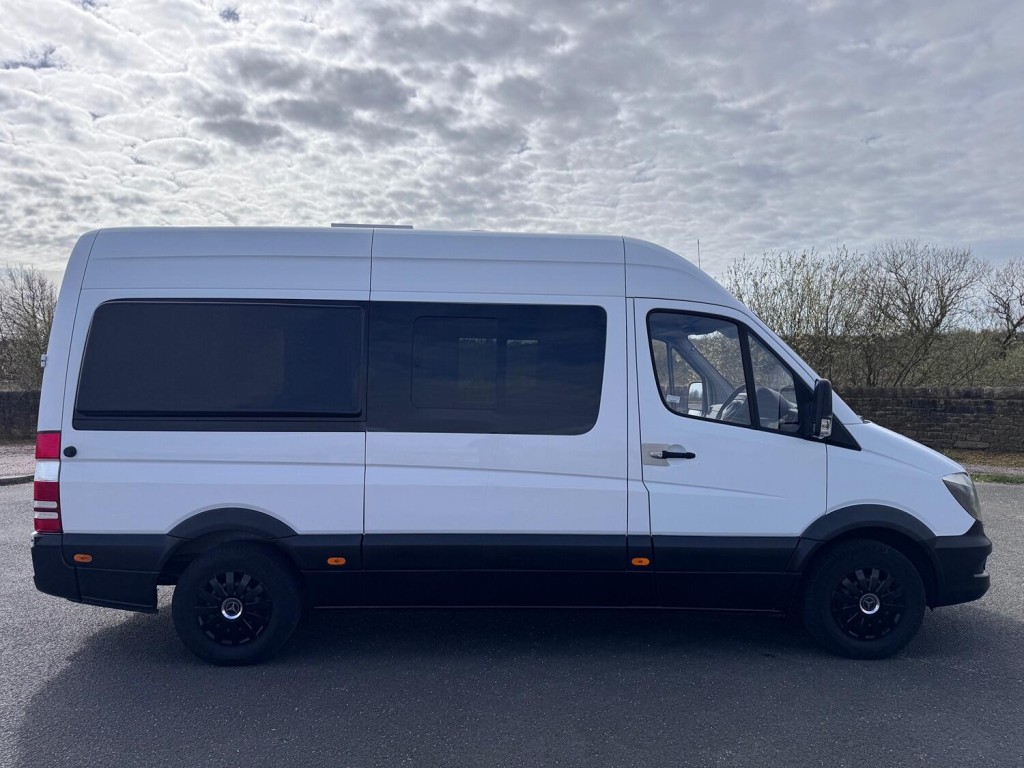 MERCEDES-BENZ SPRINTER 313 CDI MWB Campervan. New Build. Side Pods. Solar. Swivel Seat. Maxifan, Inverter. Mains Hook up.  2014