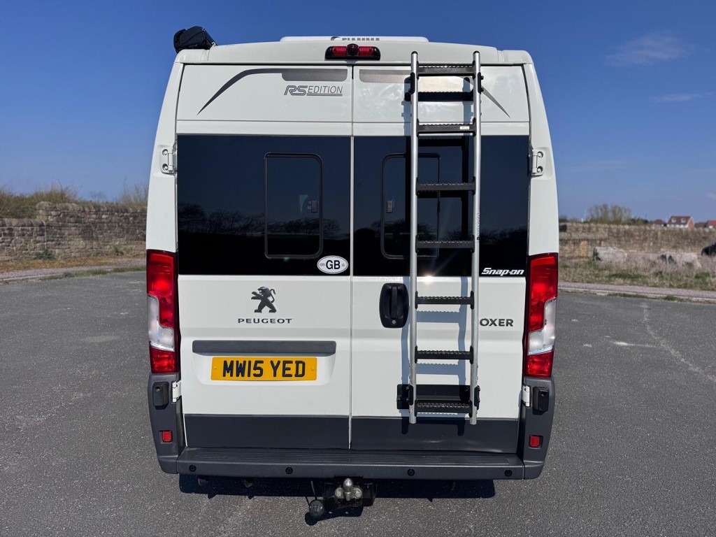 PEUGEOT BOXER 2.2 HDi LWB Campervan. 2 Berth. Solar. Maxifan. 56K. AC. Awning. New Build 2015