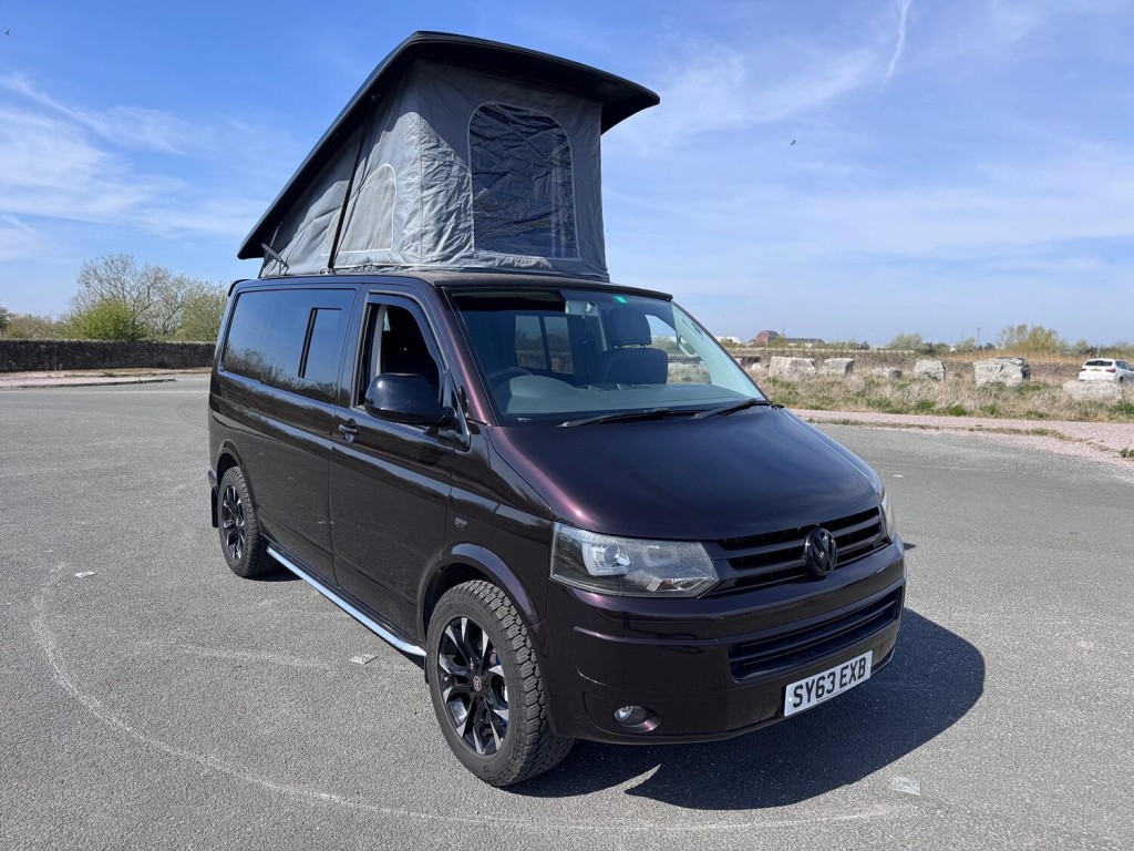 VOLKSWAGEN T5 CAMPER 2.0 TDI T32 Trendline 4Motion Pop Top Campervan Dayvan. 4 Berth. Difflock. Kitcken. RIB Bed. Raspber 2013