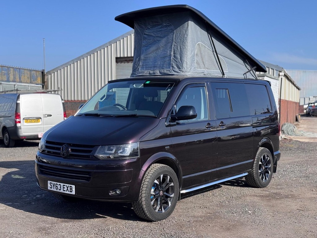 VOLKSWAGEN T5 CAMPER 2.0 TDI T32 Trendline 4Motion Pop Top Campervan Dayvan. 4 Berth. Difflock. Kitcken. RIB Bed. Raspber 2013