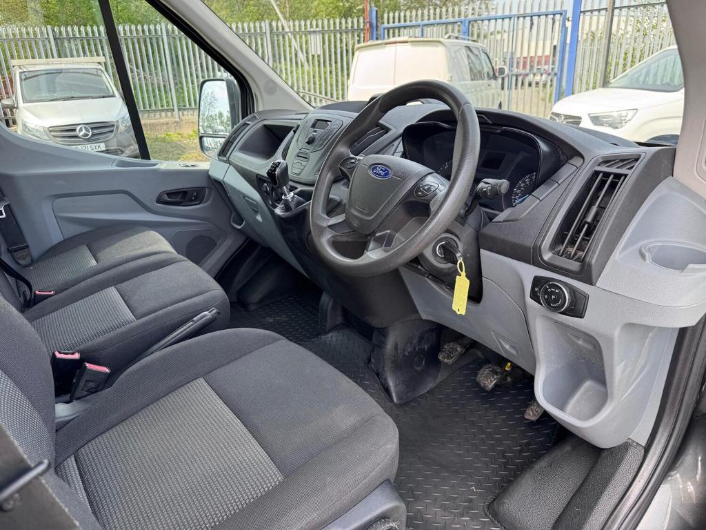 FORD TRANSIT TIPPER 2.0 350 EcoBlue Double Cab. Twin Rear Wheels. NO VAT. Grey Metallic. 2020
