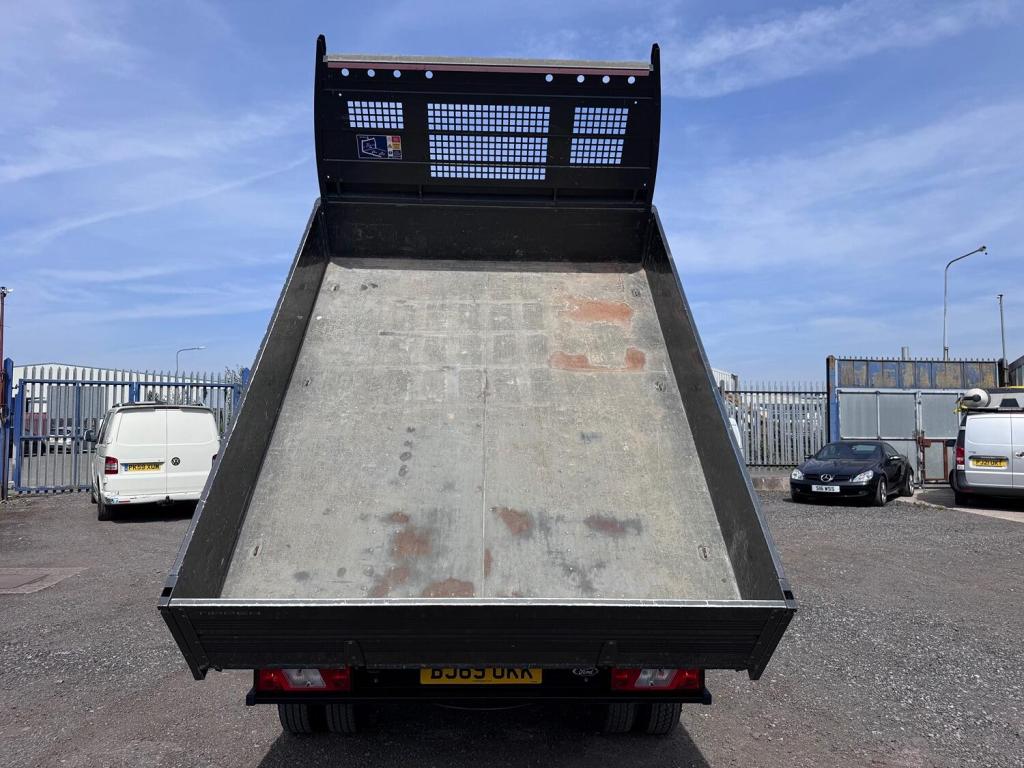 FORD TRANSIT TIPPER 2.0 350 EcoBlue Double Cab. Twin Rear Wheels. NO VAT. Grey Metallic. 2020