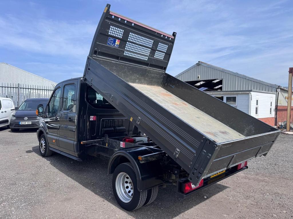 FORD TRANSIT TIPPER 2.0 350 EcoBlue Double Cab. Twin Rear Wheels. NO VAT. Grey Metallic. 2020