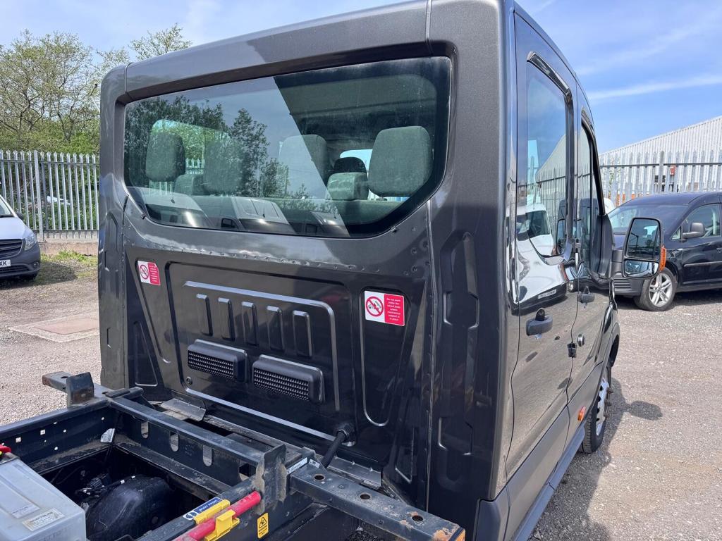 FORD TRANSIT TIPPER 2.0 350 EcoBlue Double Cab. Twin Rear Wheels. NO VAT. Grey Metallic. 2020