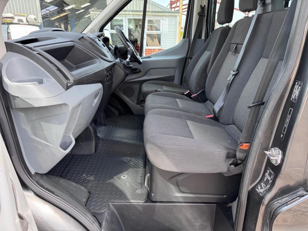 FORD TRANSIT TIPPER 2.0 350 EcoBlue Double Cab. Twin Rear Wheels. NO VAT. Grey Metallic. 2020