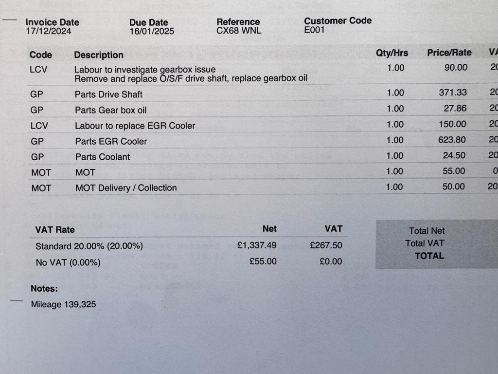 VOLKSWAGEN CRAFTER 2.0 TDI CR30 BlueMotion Tech Trendline. MWB Van. Aircon. Appleplay. Cruise 2018