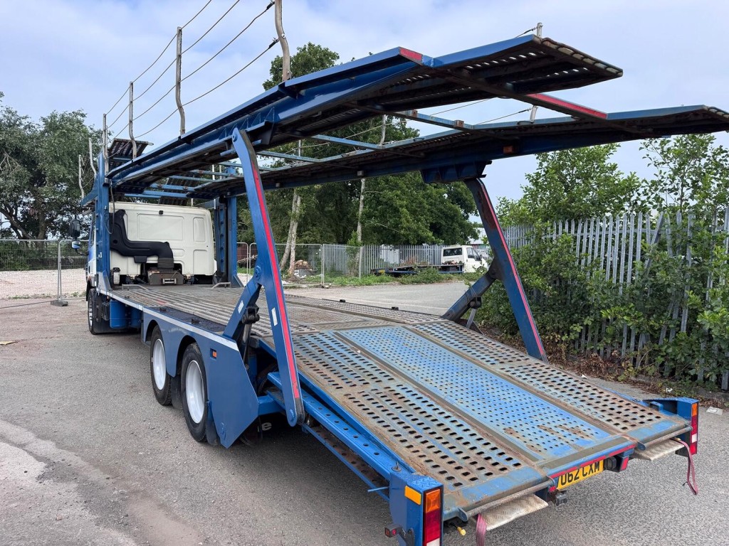 DAF CF 75 310 6x2 + Belle 5 Car Transporter Body. Scissor Deck.  Manual Winch. Long MOT. 2012
