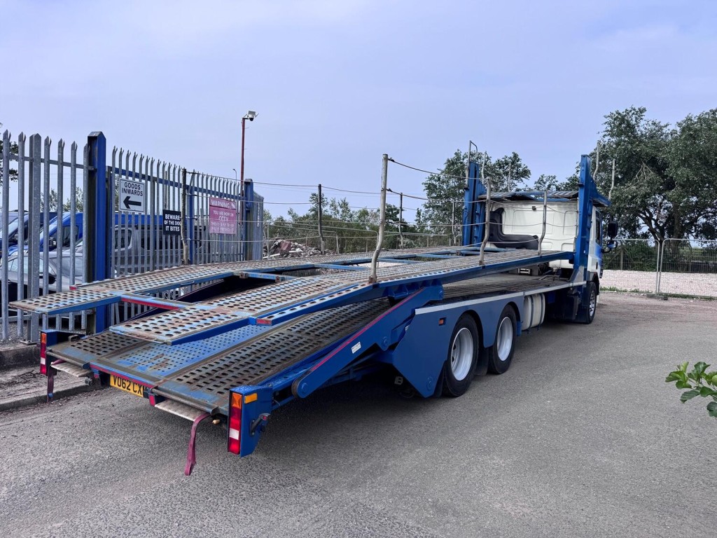 DAF CF 75 310 6x2 + Belle 5 Car Transporter Body. Scissor Deck.  Manual Winch. Long MOT. 2012