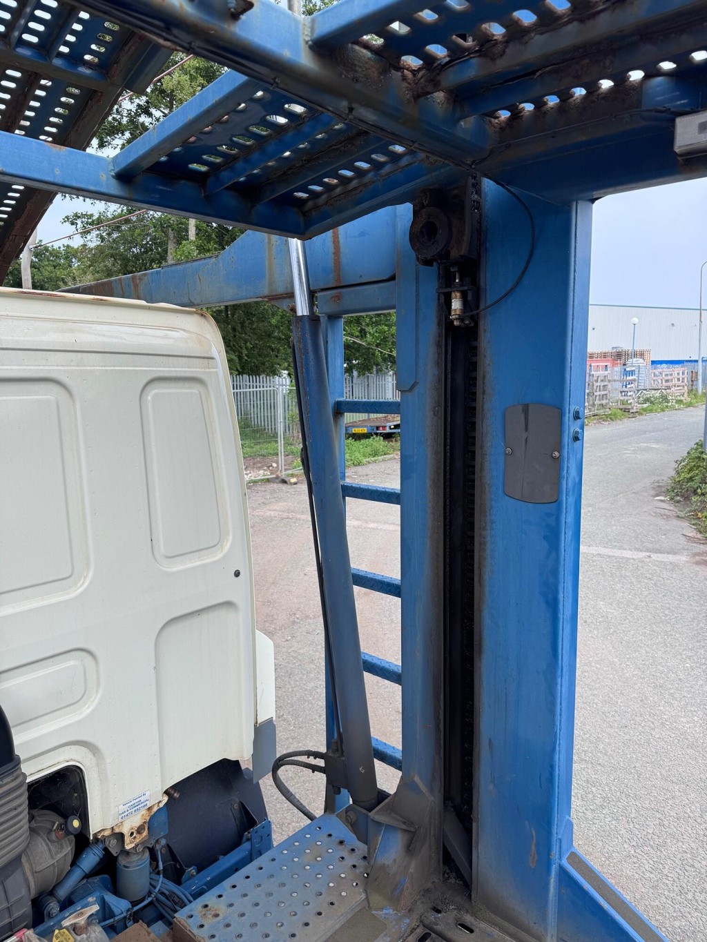 DAF CF 75 310 6x2 + Belle 5 Car Transporter Body. Scissor Deck.  Manual Winch. Long MOT. 2012