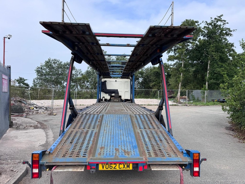 DAF CF 75 310 6x2 + Belle 5 Car Transporter Body. Scissor Deck.  Manual Winch. Long MOT. 2012