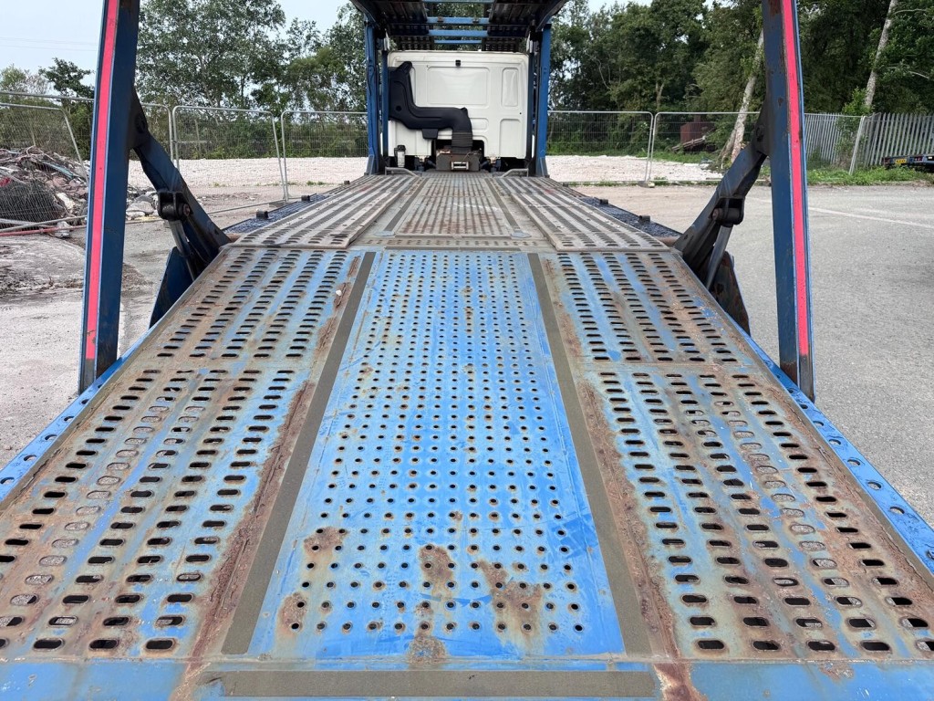 DAF CF 75 310 6x2 + Belle 5 Car Transporter Body. Scissor Deck.  Manual Winch. Long MOT. 2012