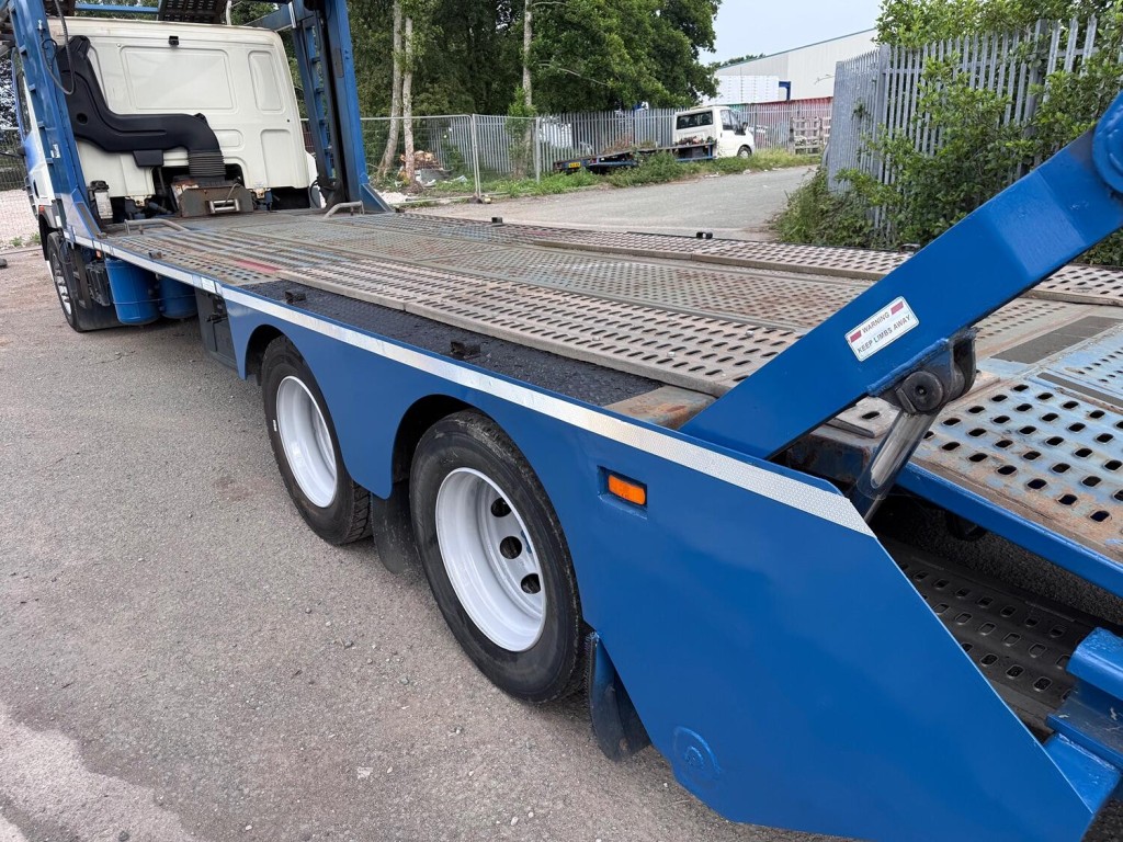 DAF CF 75 310 6x2 + Belle 5 Car Transporter Body. Scissor Deck.  Manual Winch. Long MOT. 2012