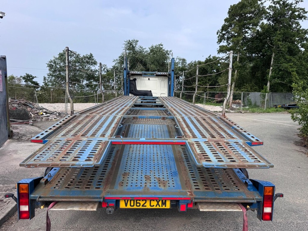 DAF CF 75 310 6x2 + Belle 5 Car Transporter Body. Scissor Deck.  Manual Winch. Long MOT. 2012