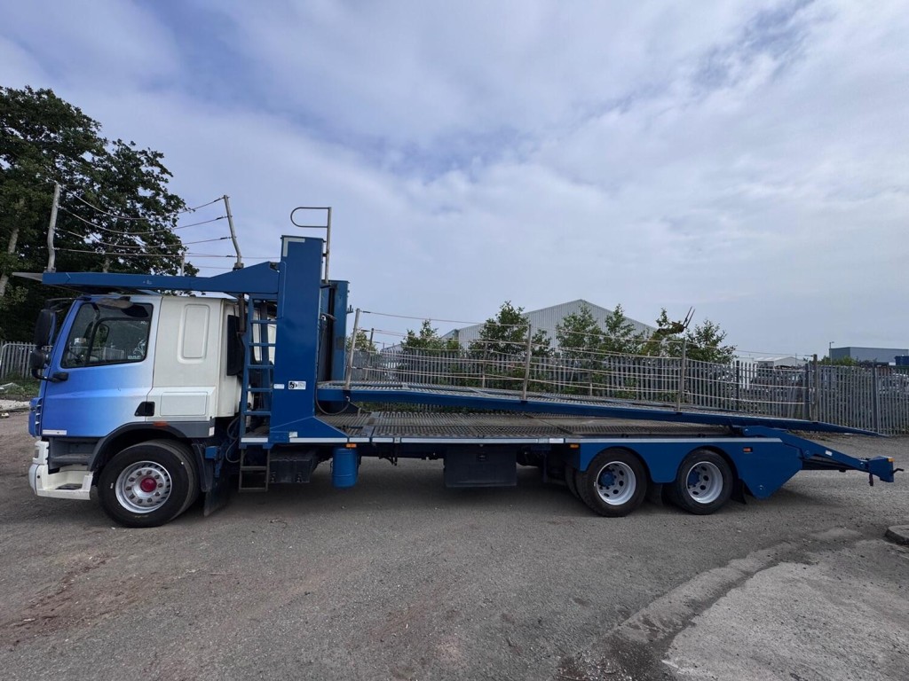 DAF CF 75 310 6x2 + Belle 5 Car Transporter Body. Scissor Deck.  Manual Winch. Long MOT. 2012