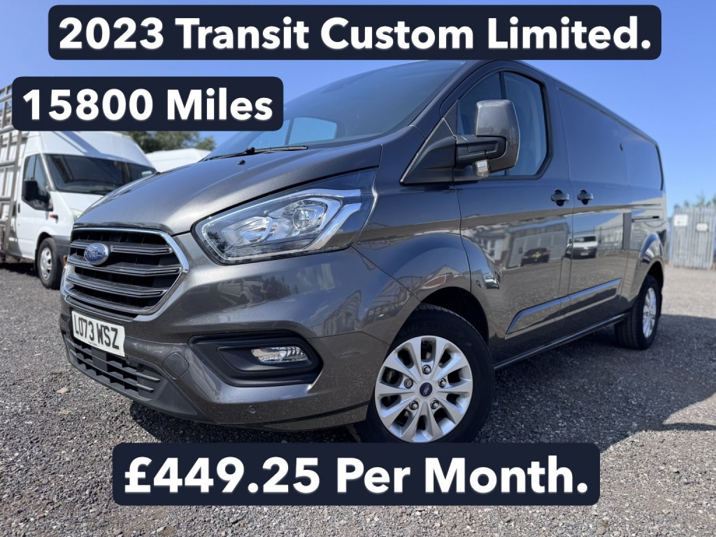 FORD TRANSIT CUSTOM 2.0 Transit Custom Limited Van 300 L2 2.0L EcoBlue 130PS FWD 6 Speed Manual 2023