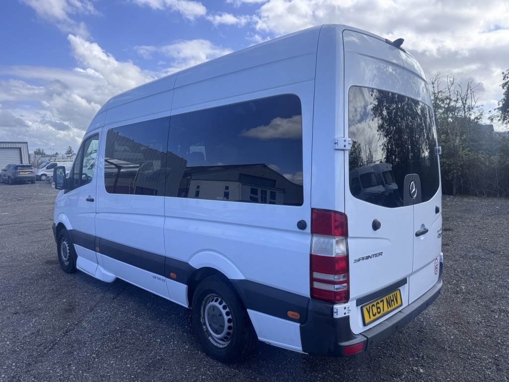 View MERCEDES-BENZ SPRINTER MWB 13 Seat Minibus. Aircon. Auto. FSH. Reverse Cam. 