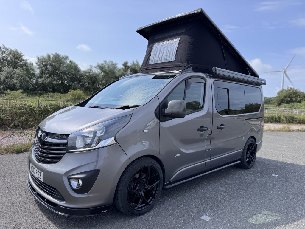 View VAUXHALL VIVARO 2700 SPORT CAMPERVAN. POP TOP. ELEC ROCK & ROLL BED