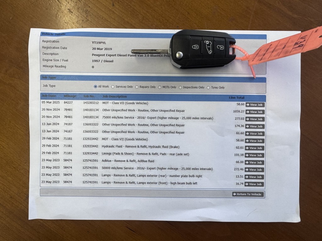 PEUGEOT EXPERT 2.0 BlueHDi 1400 Professional.  Appleplay. Aircon, Cruise. 6SP 2019