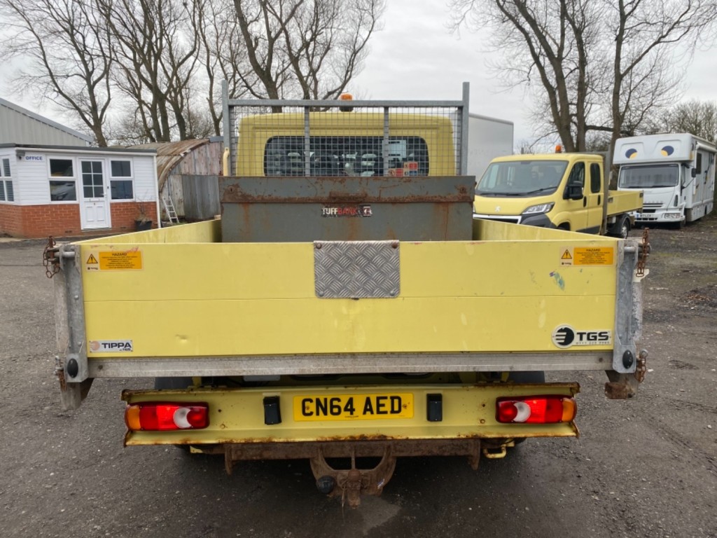 PEUGEOT BOXER Double Cab Dropside Tipper. 42000Miles 2014