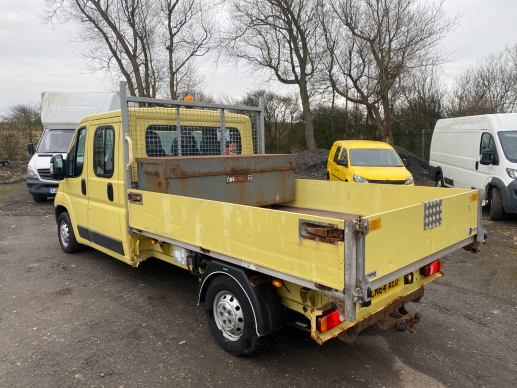 PEUGEOT BOXER Double Cab Dropside Tipper. 42000Miles 2014