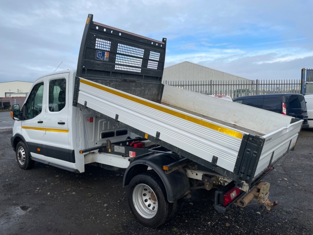 FORD TRANSIT 2.2TDCi Double Cab Tipper. 350 L3 Double Rear Wheels 2015
