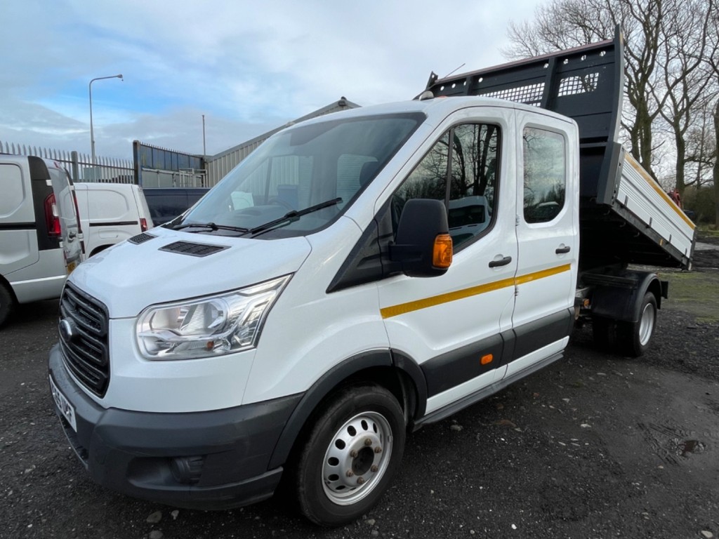 FORD TRANSIT 2.2TDCi Double Cab Tipper. 350 L3 Double Rear Wheels 2015