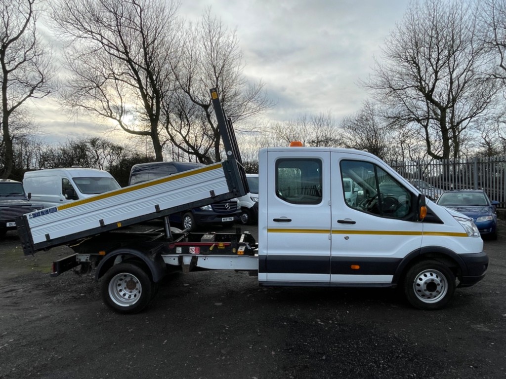 FORD TRANSIT 2.2TDCi Double Cab Tipper. 350 L3 Double Rear Wheels 2015