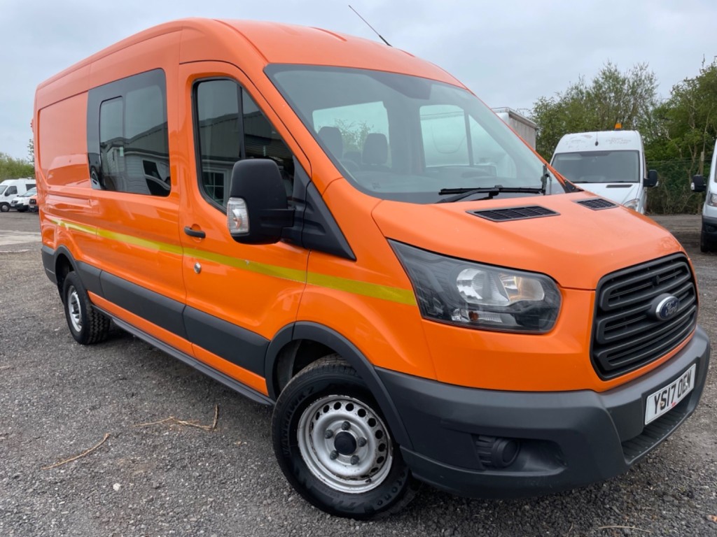 FORD TRANSIT 130BHP RWD Crew Van, Combi. 6 Seats. Heater. 2017