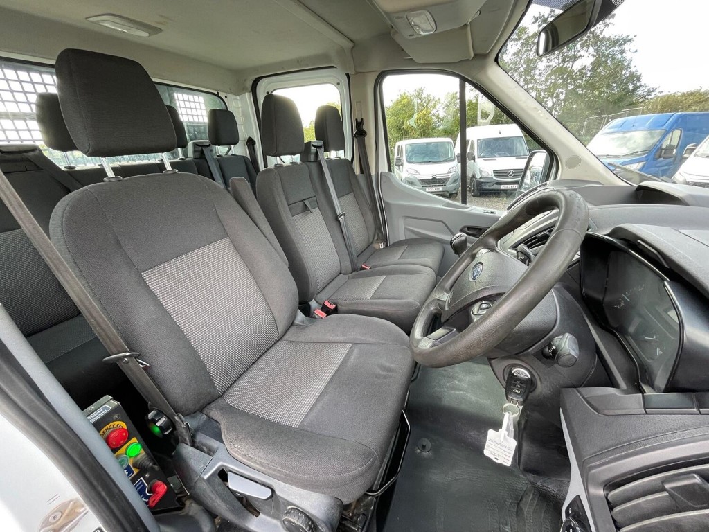 FORD TRANSIT 2.0 350 EcoBlue Double Cab One Stop  Tipper. FSH. EURO 6. 2018