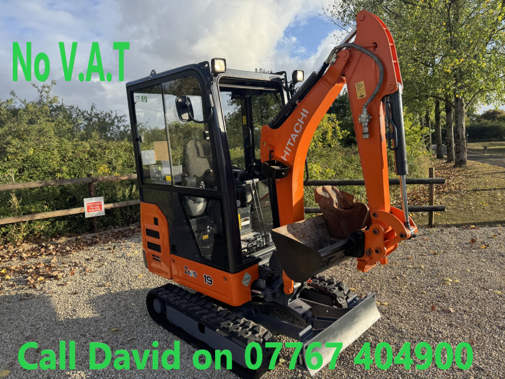 View FORD TRANSIT TIPPER Hitachi Zaxis- 19 Cab Digger
