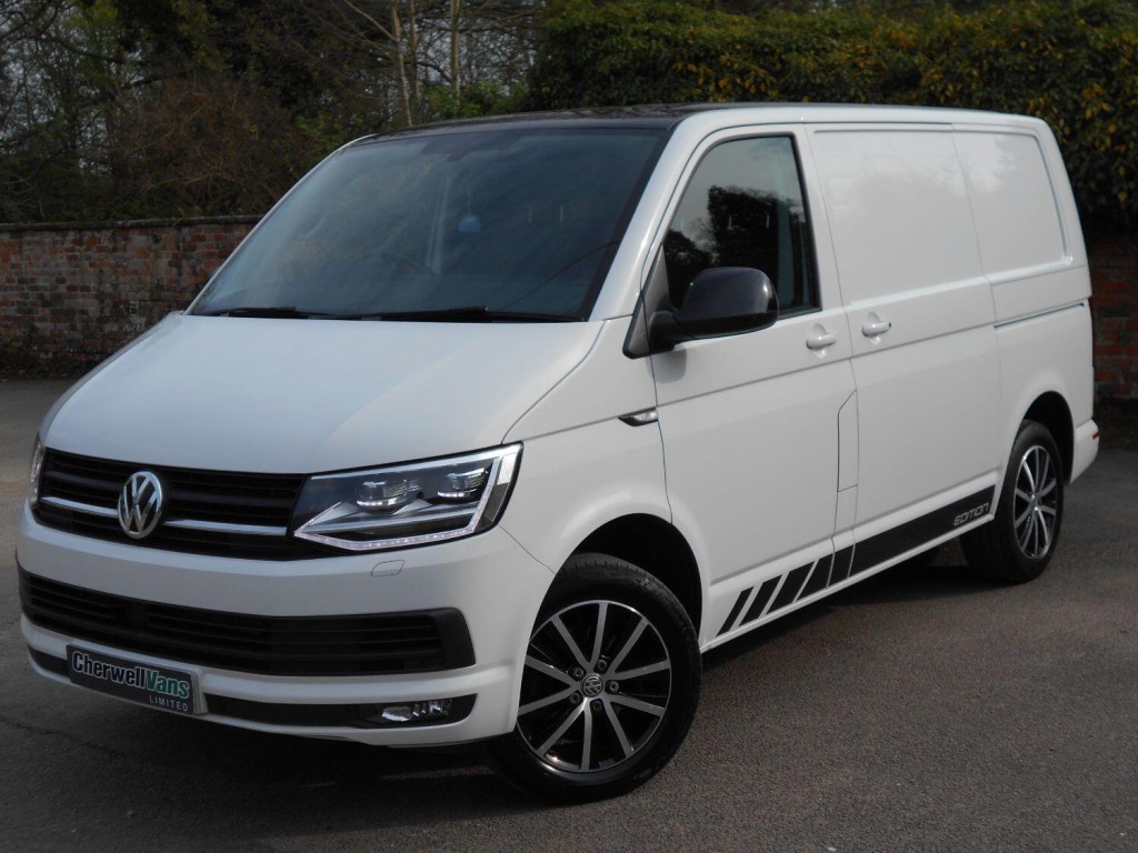 View VOLKSWAGEN TRANSPORTER 2.0 TDI T30 Edition 150 bhp SWB Tailgate *STUNNING + HIGH SPEC* 107,000 MILES