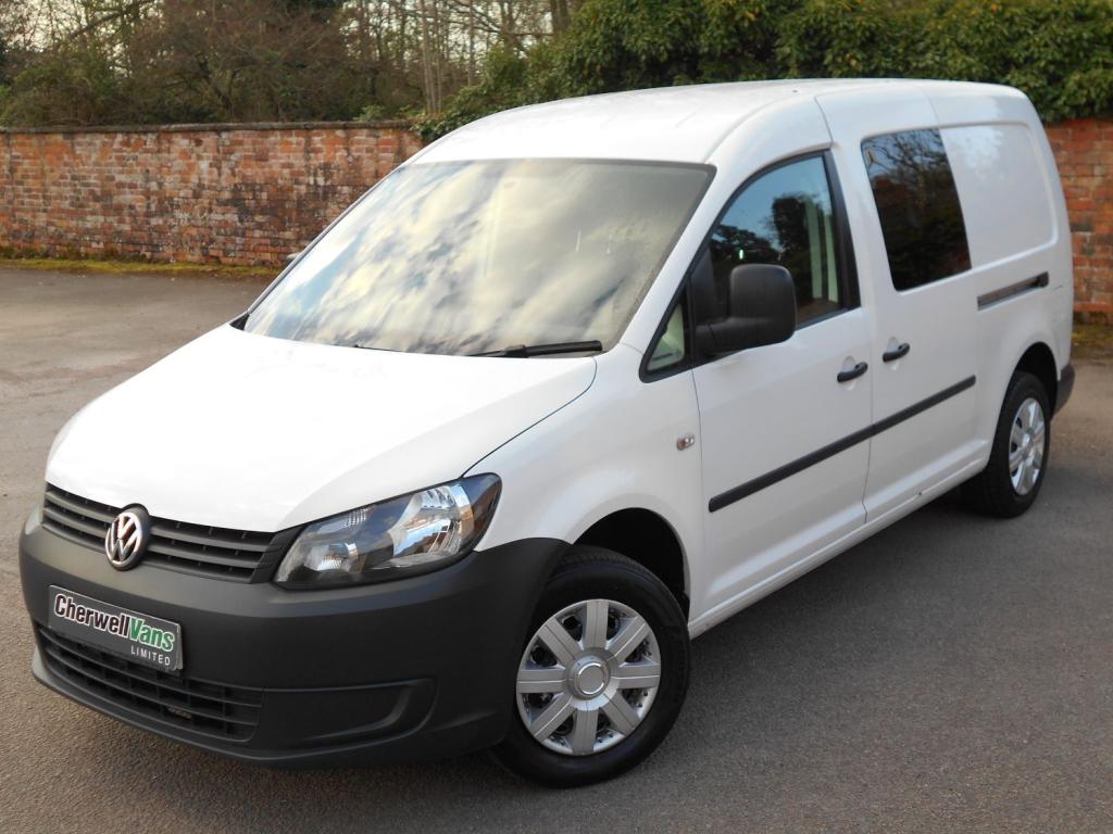 View VOLKSWAGEN CADDY MAXI C20 KOMBI STARTLINE 1.6 TDi 102bhp VAN *NO VAT* 5 SEATS 61,000 MILES