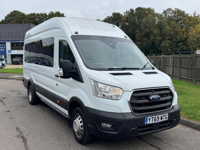 FORD TRANSIT 2.0 460 EcoBlue Trend RWD L4 H3 Euro 6 (s/s) 5dr (17 Seat, DRW) (2019/69)