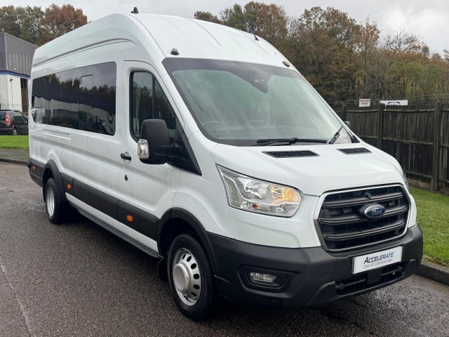 FORD TRANSIT 2.0 460 EcoBlue Trend RWD L4 H3 Euro 6 (s/s) 5dr (17 Seat, DRW) (2019/69)