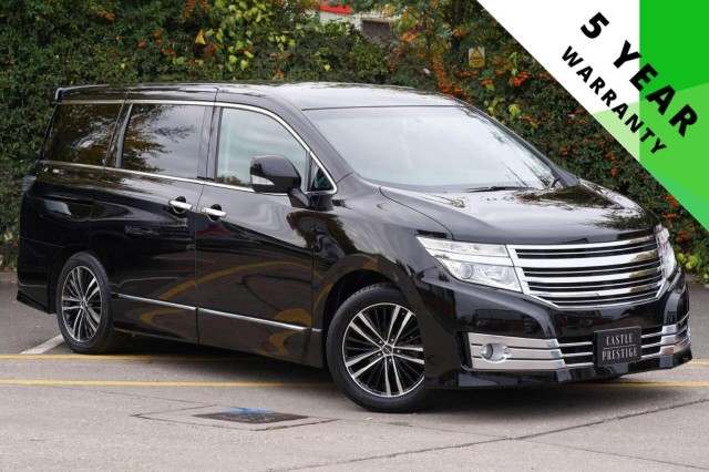 NISSAN ELGRAND RIDER BLACK LEATHER SEAT (2010/60)