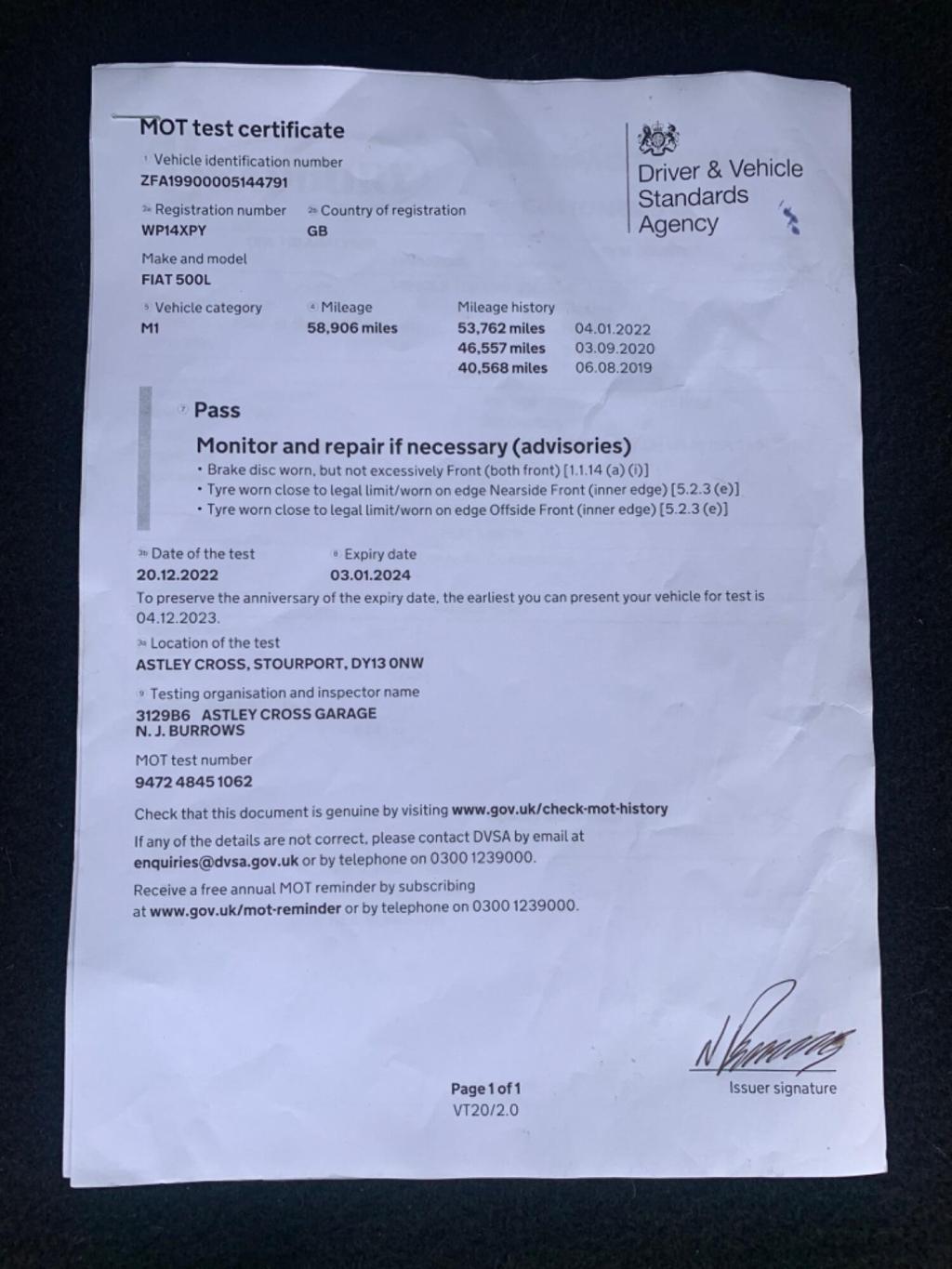 FIAT 500L 1.3 MultiJet Lounge Euro 5 ss 5dr 2014