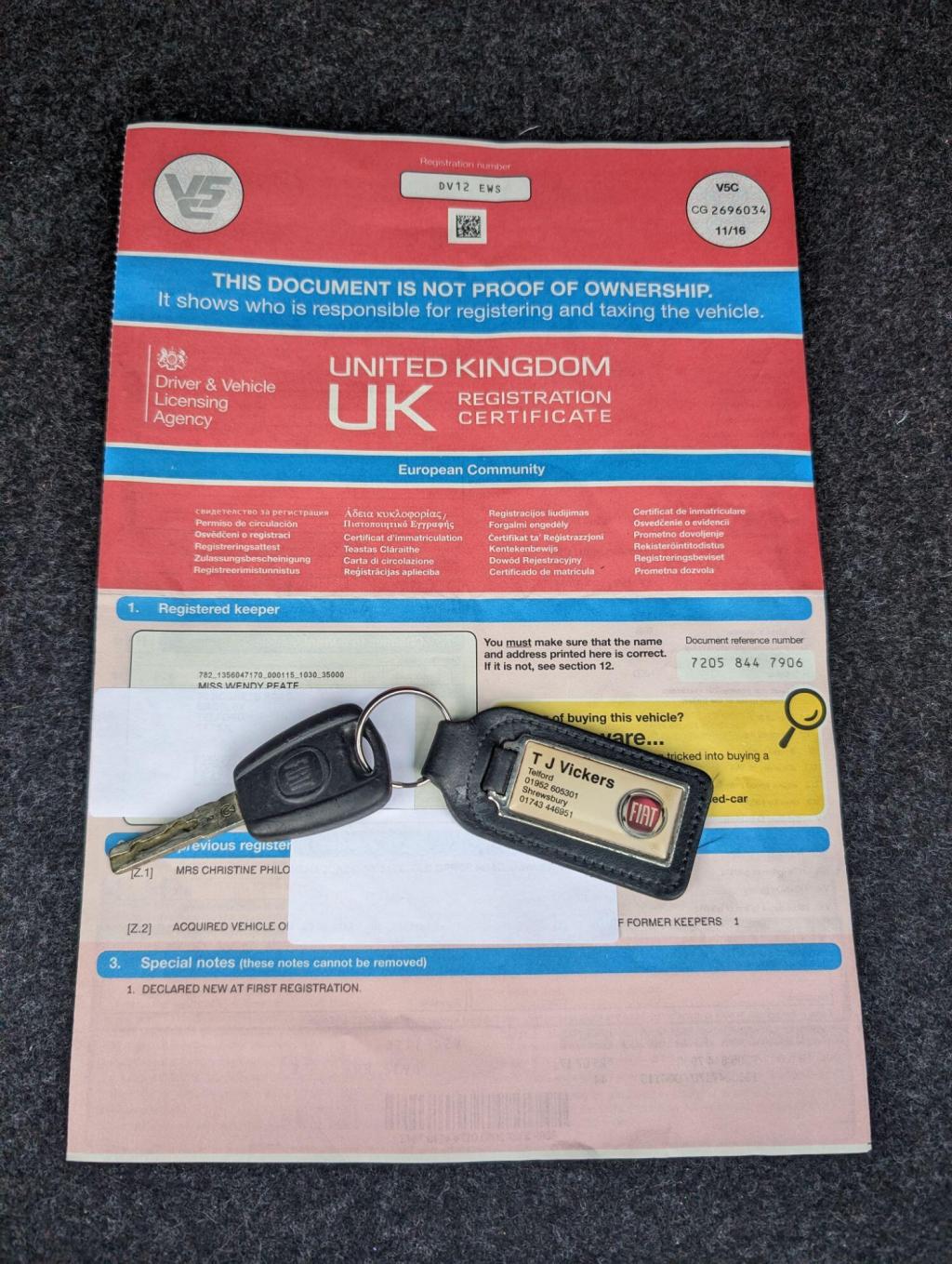 FIAT PANDA 1.2 Active 5dr 2012