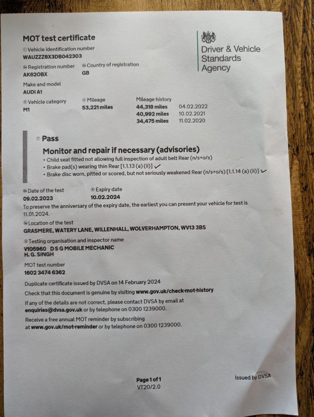 AUDI A1 1.2 TFSI Sport Sportback Euro 5 (s/s) 5dr 2012