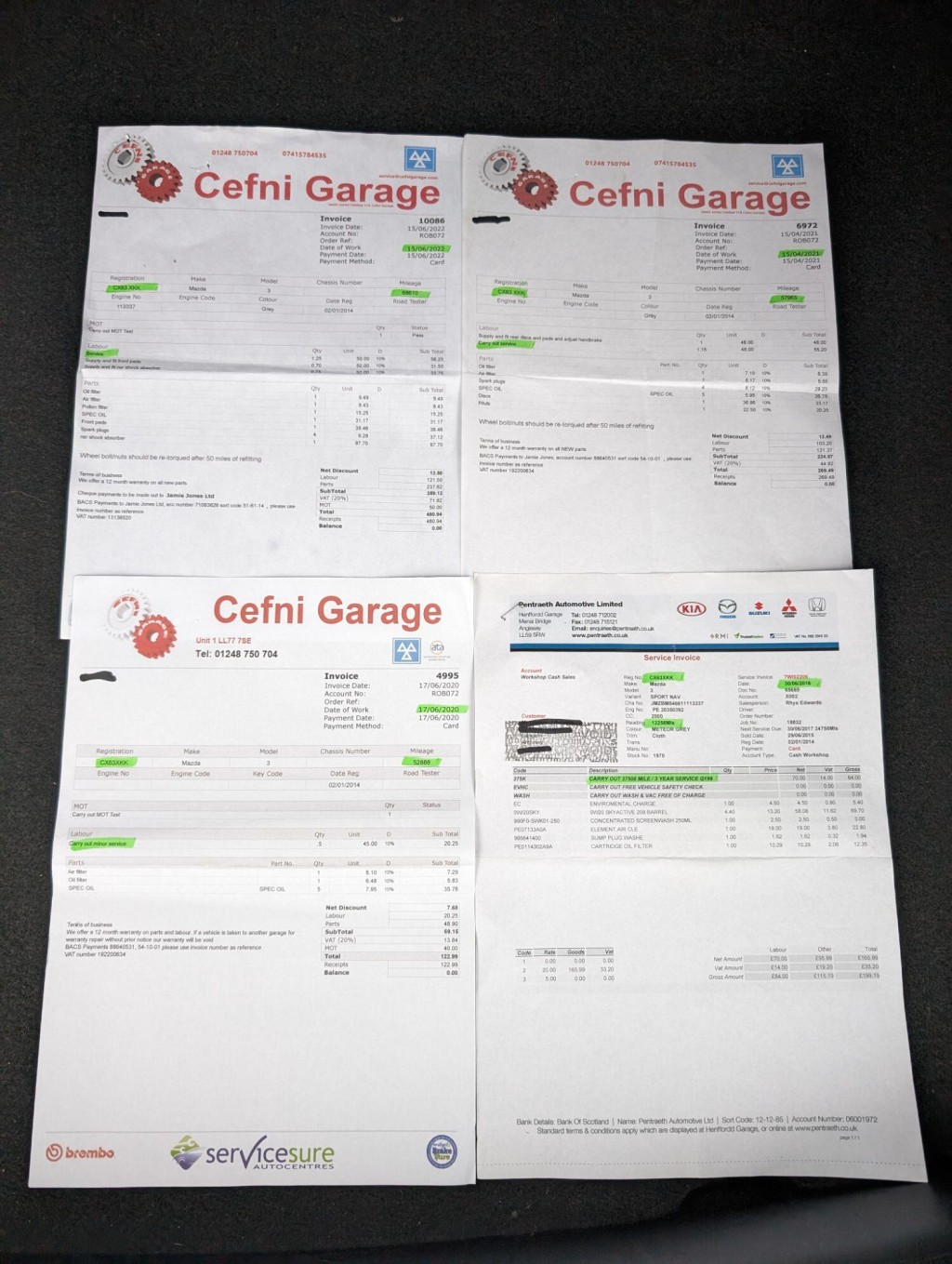 MAZDA MAZDA3 2.0 SKYACTIV-G Sport Nav Euro 5 (s/s) 5dr 2014