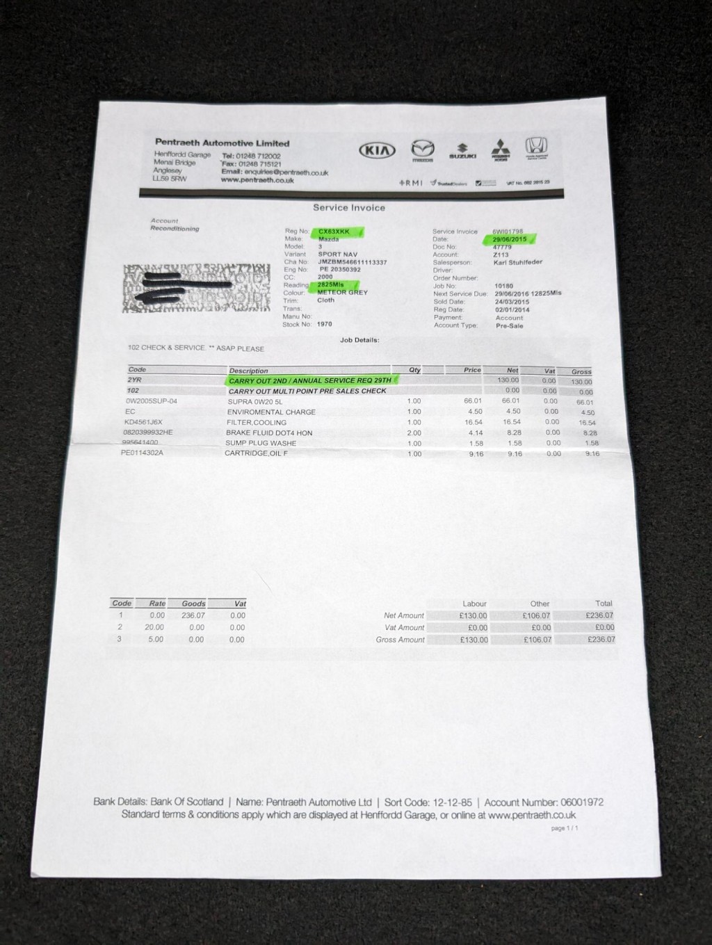 MAZDA MAZDA3 2.0 SKYACTIV-G Sport Nav Euro 5 (s/s) 5dr 2014