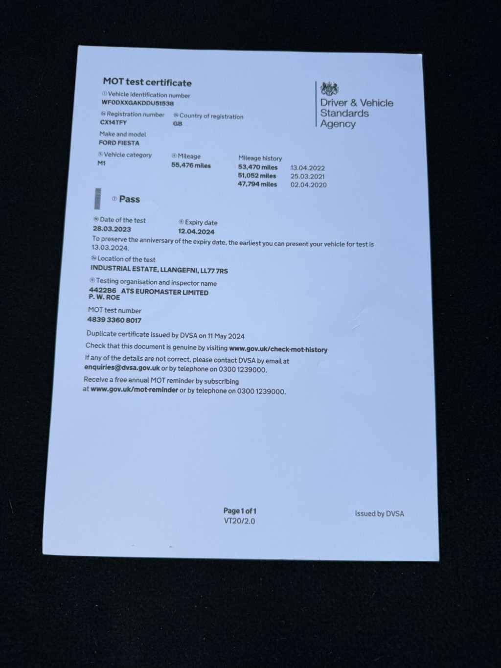 FORD FIESTA 1.0T EcoBoost Zetec Euro 5 (s/s) 5dr 2014