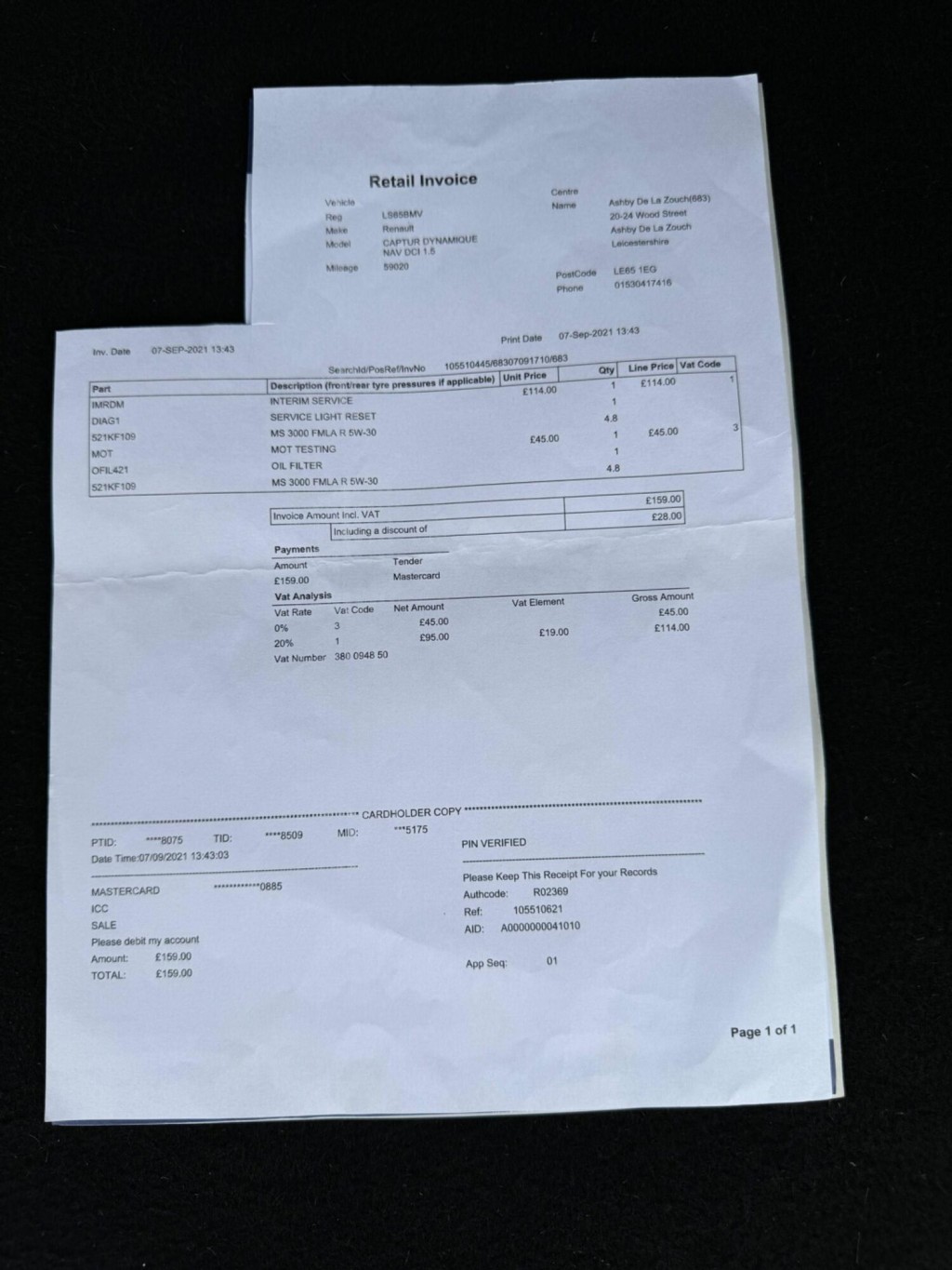 RENAULT CAPTUR 1.5 dCi ENERGY Dynamique Nav Euro 6 (s/s) 5dr 2015