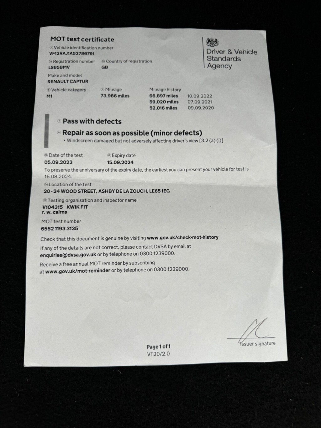 RENAULT CAPTUR 1.5 dCi ENERGY Dynamique Nav Euro 6 (s/s) 5dr 2015